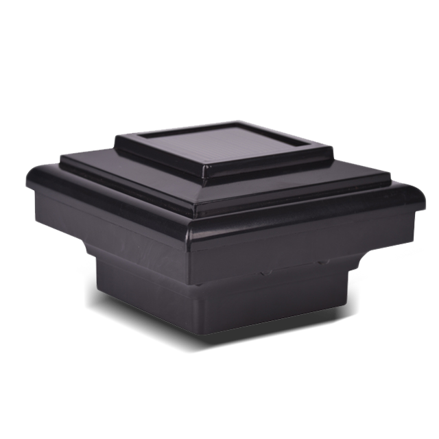 2211-F7 BL Lampu Tutup Tiang Pilar Persegi Surya Dekoratif Hitam 2211-F7 BL Lampu Tutup Tiang Pilar Persegi Surya Dekoratif Hitam