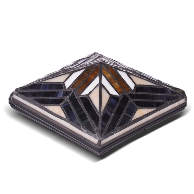 2211-TC3 Tiffany Penyambungan Tutup Tiang Kaca yang berguna