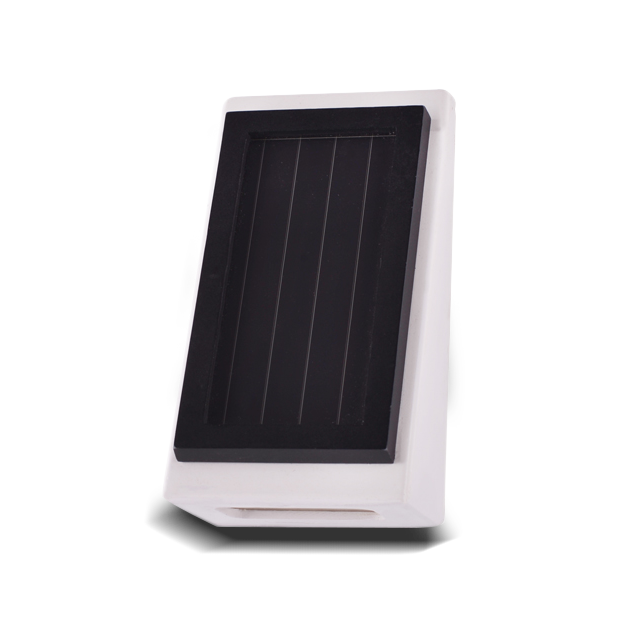 2211-W4-W4S Lampu Dinding Tenaga Surya LED Tahan Air Luar Ruangan Putih